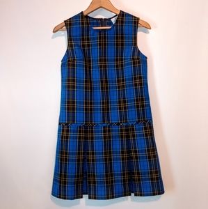 Drop Waist School Girl Pleated Dress